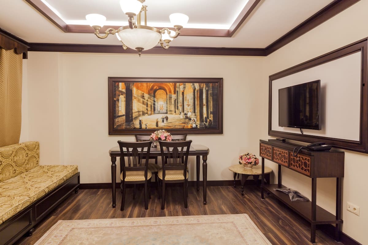 Family Apartment, 1 Bedroom | Living room | LCD TV