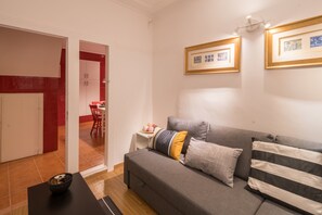 Deluxe appartement, 2 slaapkamers | Woonruimte