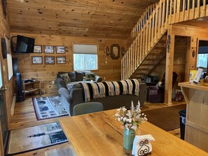 Televisión, reproductor de DVD y videoteca 