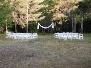Espace banquet en plein air