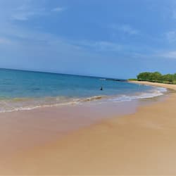 On the beach