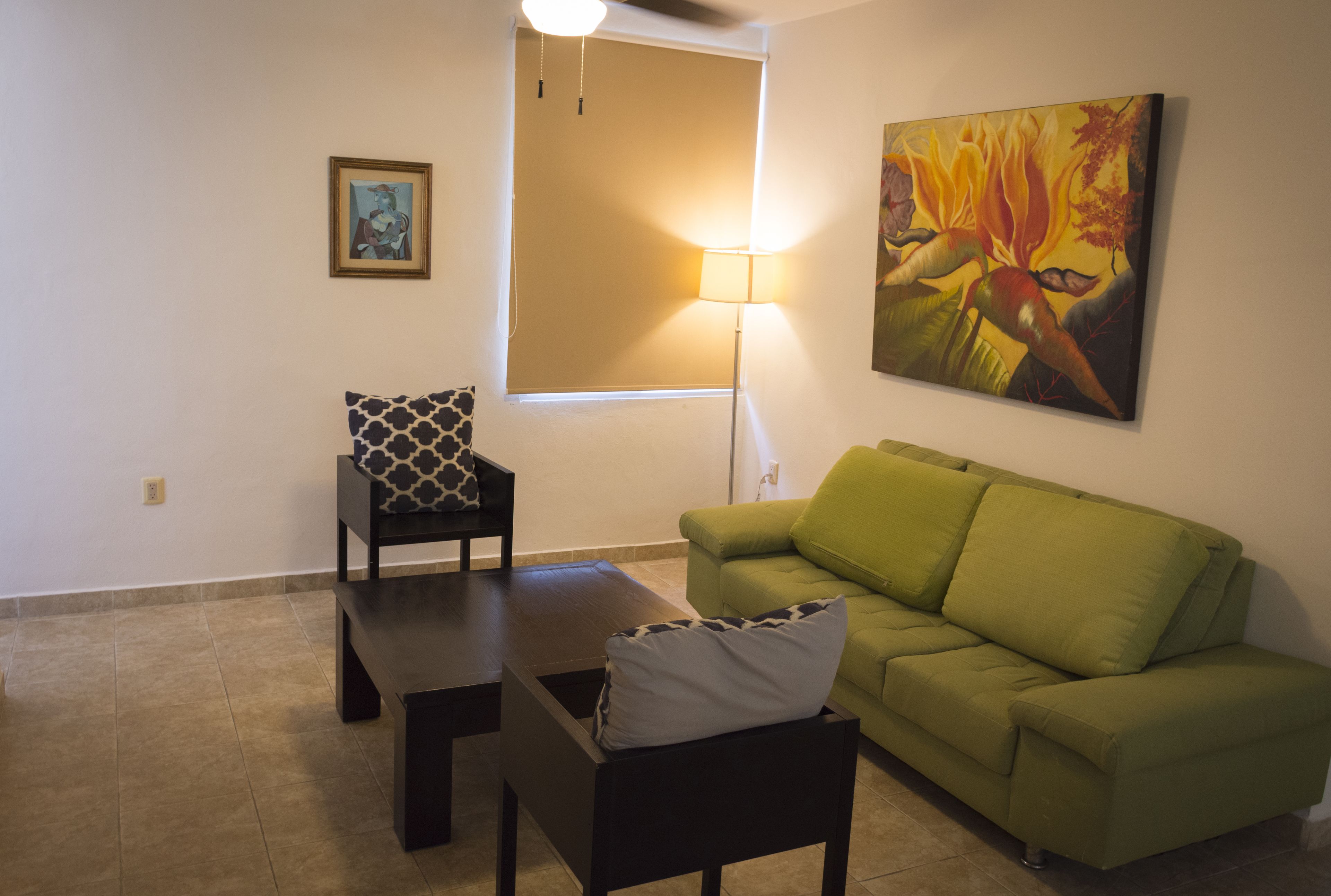 two bedroom suite | living room | tv