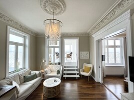 Apartment (Austernbank mitte) | リビング エリア | 薄型テレビ