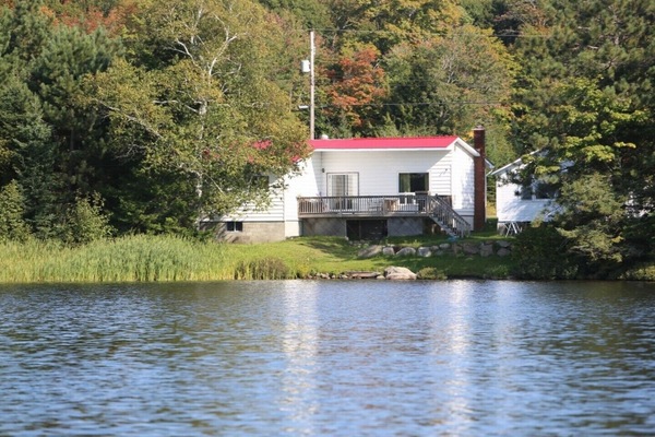 with new red roof