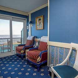 Double Room, Sea View | Living area | TV