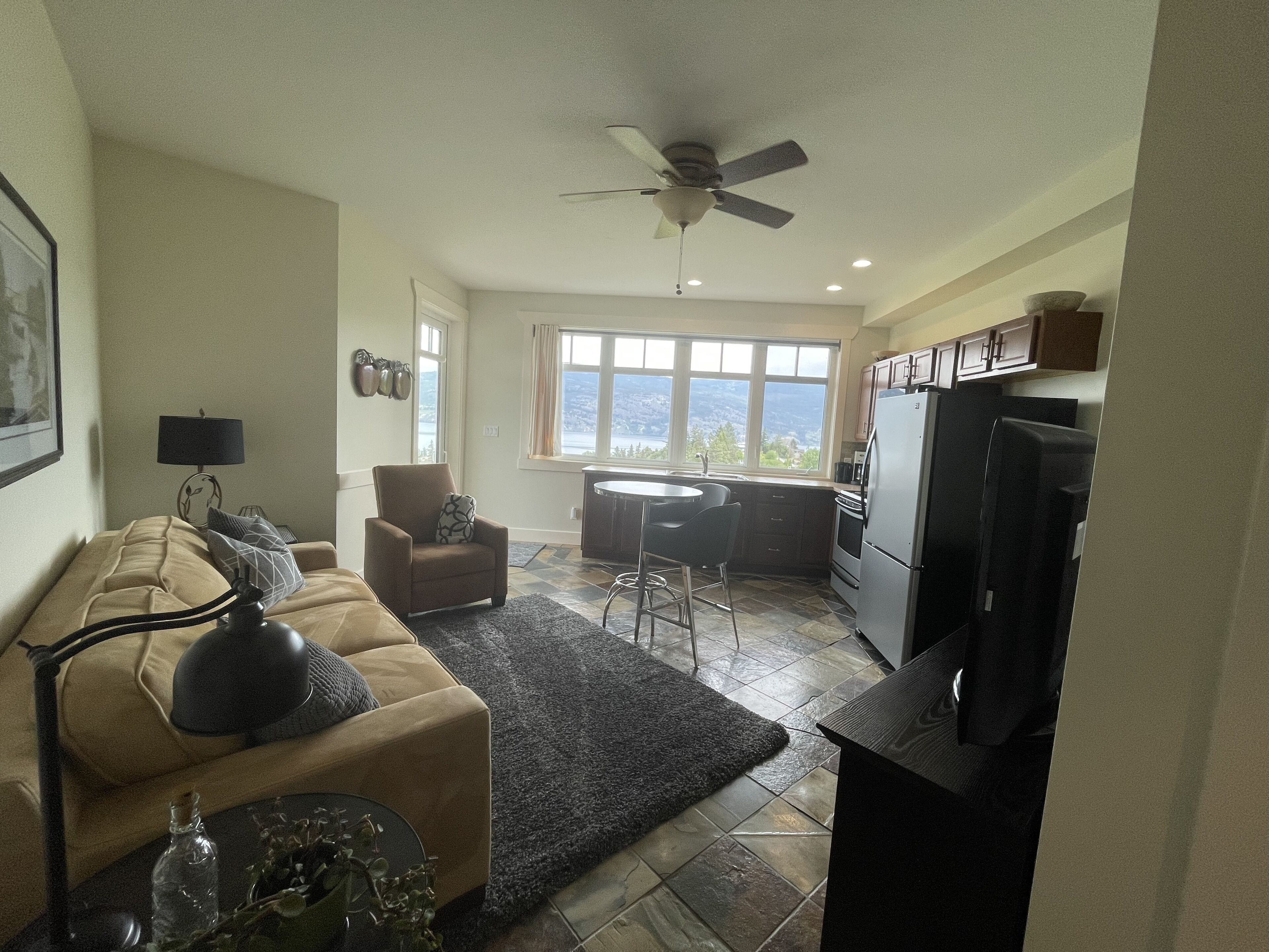 Télévision, cheminée