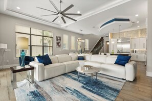 TV, video game console - Golden Bear Retreat | 6 Bed 6 Bath Luxury Villa, Theater Room, Kids Room (Kissimmee)