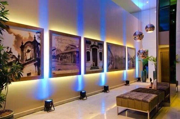 Sala de estar en el lobby