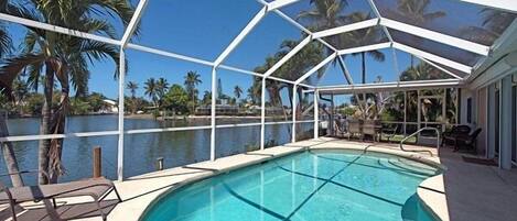 Una piscina climatizada