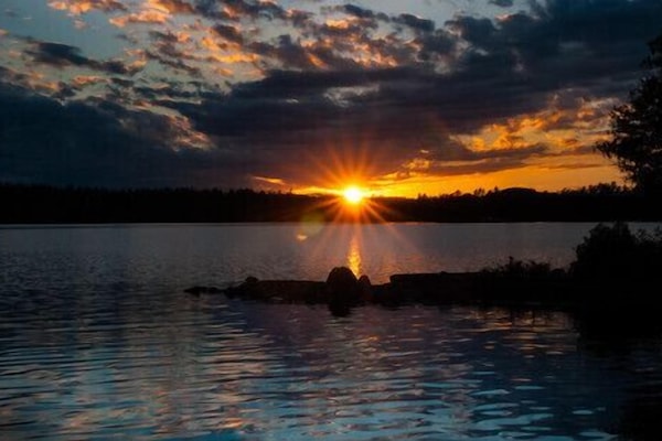SUNSET FROM THE COTTAGE