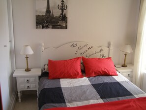 1 bedroom, iron/ironing board, free WiFi, bed sheets