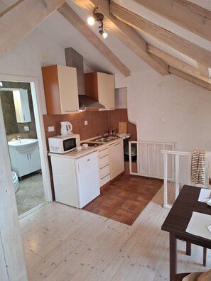 Fridge, microwave, stovetop, coffee/tea maker - Studio Kate in center of Old Town (Dubrovnik)
