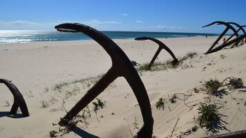 Beach nearby, beach towels