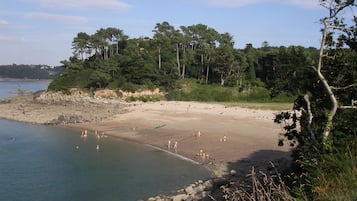 Vlak bij het strand