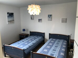 2 bedrooms, iron/ironing board, travel crib, free WiFi