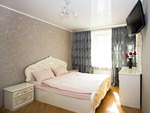 Apartment, 3 Bedrooms | 1 bedroom, premium bedding, iron/ironing board, free WiFi - ApartLux Savelovskaya Suite (Moscow)