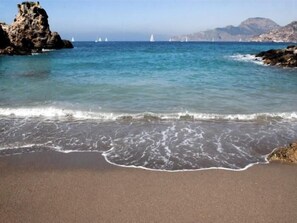 On the beach