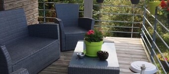 Gite with garden, panoramic sea view and wifi fibre