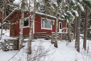 Traditional Cabin, Sauna, Beach View | View from room