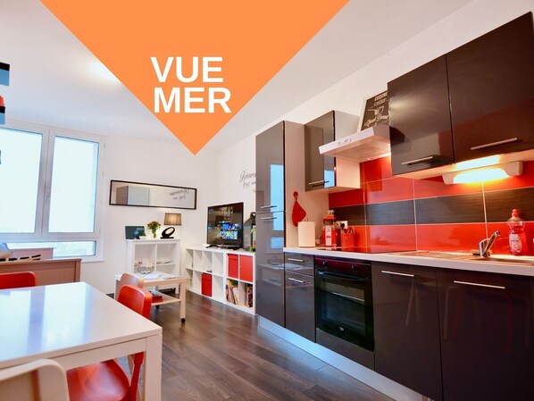 Apartemen, kamar mandi pribadi, pemandangan laut | Lounge