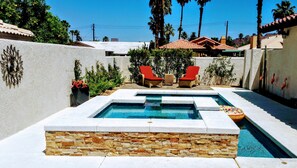 A heated pool - 25% off 7-Night stay❤3 King Beds Private Pool/Spa💦Mtn Views Pickleball #107429 (La Quinta)