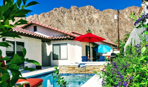 A heated pool - 25% off 7-Night stay❤3 King Beds Private Pool/Spa💦Mtn Views Pickleball #107429 (La Quinta)