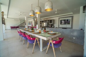 Dining - Exclusive Private 8 Bedroom Estate, 2 Huge Pools, Seminyak (Seminyak)