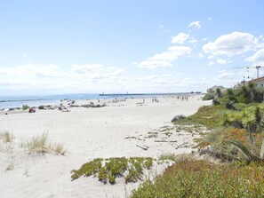 On the beach