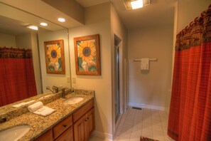 Bathtub, towels