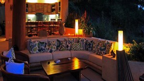 Outdoor dining - Casa Encantadora is your dream vacation. Fully staffed with cook, maid & more. (Zihuatanejo)