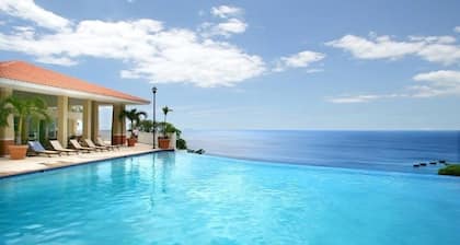 Infinity Pool w Ocean Views-CrashBoat Beach-Surfing-Snorkeling-Diving-Paradise