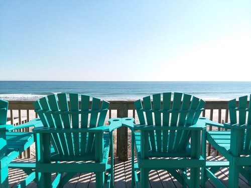 A Breath of Fresh Aire - the beach literally comes right up to your deck!!