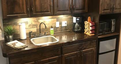 Private level of the home is located on a private 160 acre ranch
