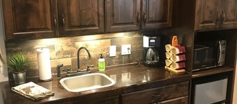 Private level of the home is located on a private 160 acre ranch