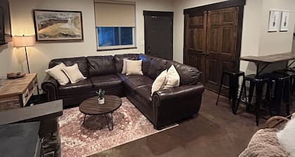 Private level of the home is located on a private 160 acre ranch