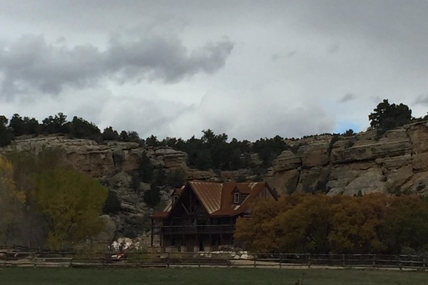 View from the main driveway