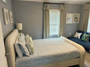 1 habitación, tabla de planchar con plancha, wifi gratis y ropa de cama 