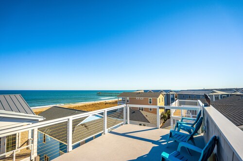 Luxushaus, Pool, Aufzug, toller Meerblick und 45 Schritte zum Strand