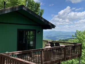Terrace/patio - Renovated Home on Golf Course (Beech Mountain)