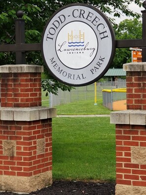Exterior detail - Downtown Lawrenceburg, Indiana, on the Ohio River, minutes to Perfect North Ski. (Lawrenceburg)