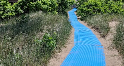 Steps from the beach! Pet friendly. Awesome amenities and great location.