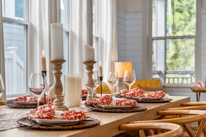 Dining - 5 Star Gorgeous Southern Style Beach house! Great for Families- Bikes included ! (Panama City Beach)