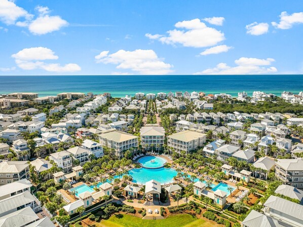 Exterior - 5 Star Gorgeous Southern Style Beach house! Great for Families- Bikes included ! (Panama City Beach)