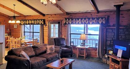 Cabine du lac Beaver avec quai pour bateau / pont de bain