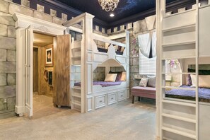 9 bedrooms, iron/ironing board, WiFi, bed sheets - Magic Villa at Reunion | 9BR Luxe Oasis w/ Game Room, Theater, and Private Lazy River Near Disney (Kissimmee)
