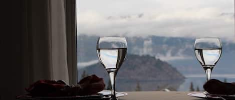 Uitzicht vanuit accommodatie