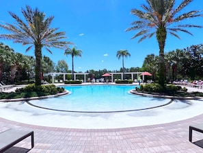 Una piscina climatizada