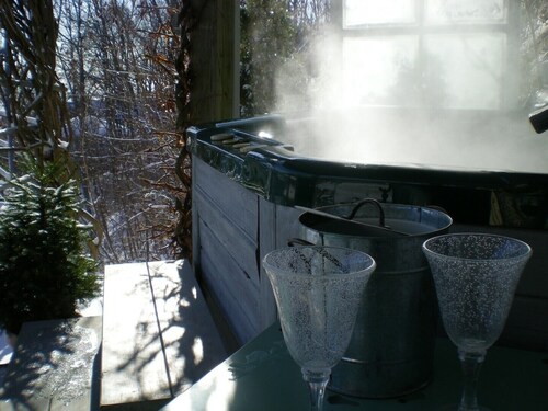 Cottage suite over Lake Erie w  hot tub & beach access  20% discount Nov 16-20