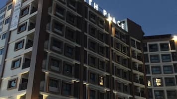 Front of property – evening/night