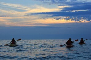 On the beach, beach towels - 4 Bedroom Cottage On Manitoulin Island, Ontario (Providence Bay)